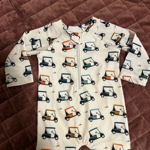 Golf Cart rash guard swim suit